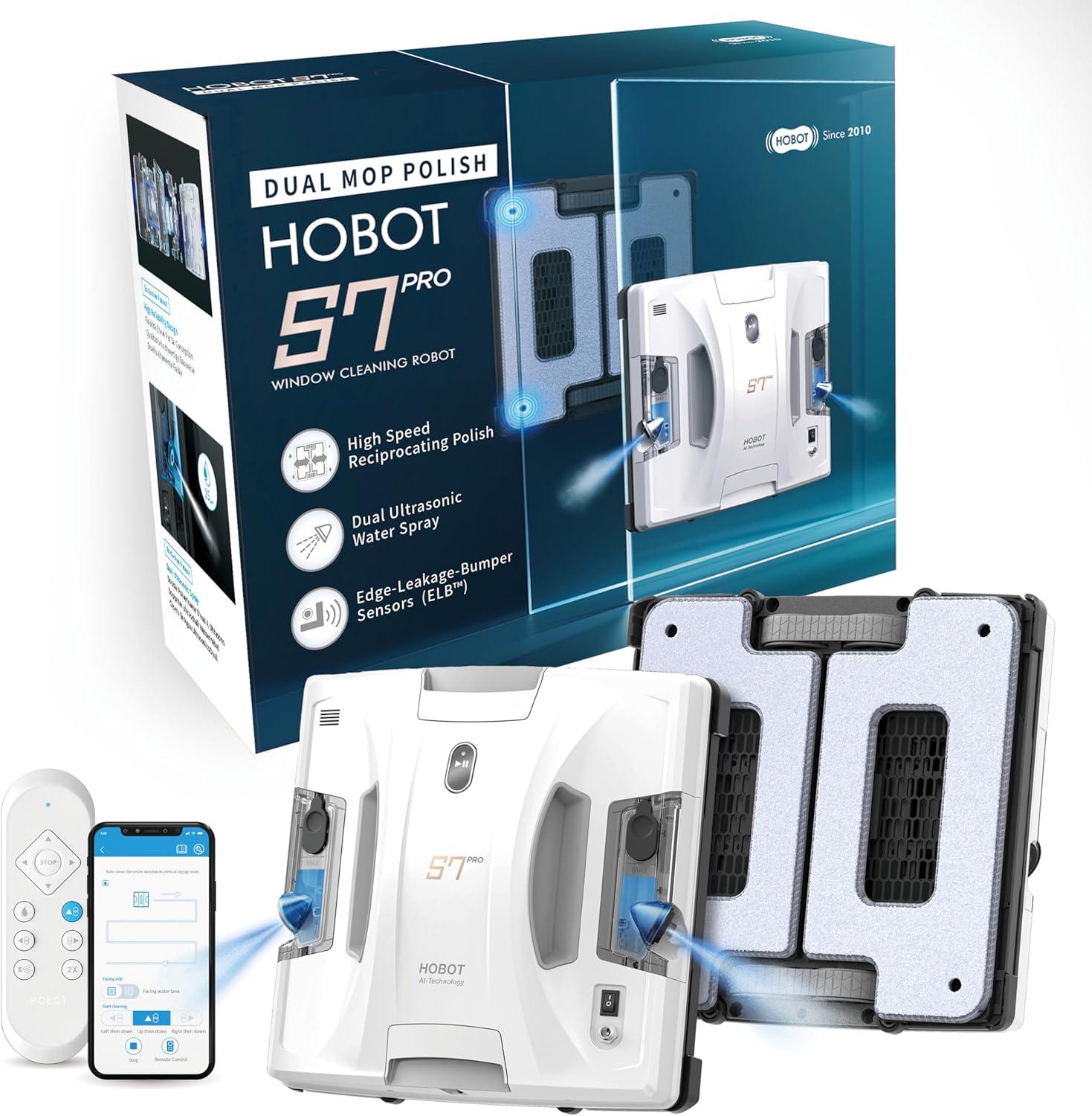 Hobot S7 Pro vindusvasker robot med dobbel moppepolish